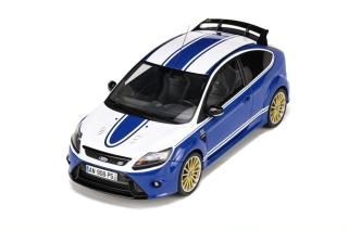 Ford Focus MK2 RS Le Mans Blue 2010 OttO mobile 1:18 Resinemodell (Türen, Motorhaube... nicht zu öffnen!)