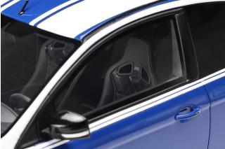 Ford Focus MK2 RS Le Mans Blue 2010 OttO mobile 1:18 Resinemodell (Türen, Motorhaube... nicht zu öffnen!)