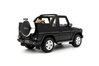 Mercedes-Benz G500 Convertible 2007 Obsidian Black Metallic OttO mobile 1:18 Resinemodell (Türen, Motorhaube... nicht zu öffnen!)