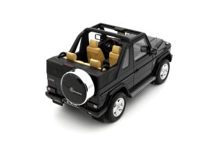 Mercedes-Benz G500 Convertible 2007 Obsidian Black Metallic OttO mobile 1:18 Resinemodell (Türen, Motorhaube... nicht zu öffnen!)