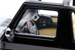 Mercedes-Benz G500 Convertible 2007 Obsidian Black Metallic OttO mobile 1:18 Resinemodell (Türen, Motorhaube... nicht zu öffnen!)