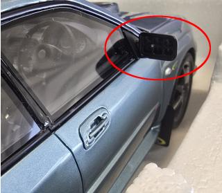 Spiegelfolie fehlt! Subaru Impreza WRX Sti WR1 P.Solberg Edition Ice Blue Metallic 2003 OttO mobile 1:18 Resinemodell (Türen, Motorhaube... nicht zu öffnen!)