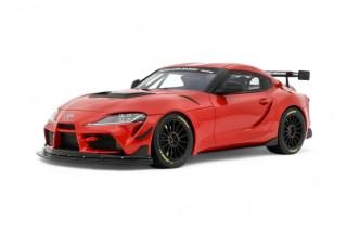TOYOTA SUPRA GT4 100 EDITION PLASMA ORANGE 2023  OttO mobile 1:18 Resinemodell (Türen, Motorhaube... nicht zu öffnen!)