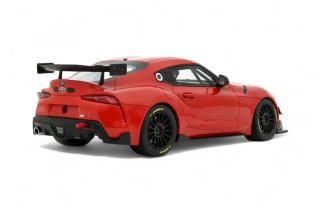 TOYOTA SUPRA GT4 100 EDITION PLASMA ORANGE 2023  OttO mobile 1:18 Resinemodell (Türen, Motorhaube... nicht zu öffnen!)