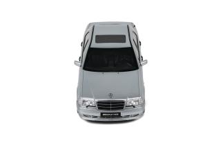 Mercedes-Benz C36 AMG W202 1990 Brilliant Silver OttO mobile 1:18 Resinemodell (Türen, Motorhaube... nicht zu öffnen!)