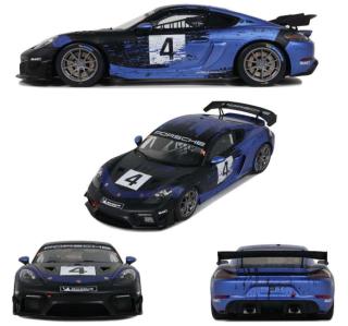 PORSCHE CAYMAN 718 GT4 RS CLUBSPORT 2021 OttO mobile 1:18 Resinemodell (Türen, Motorhaube... nicht zu öffnen!)