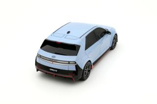 HYUNDAI IONIQ 5 N PERFORMANCE BLUE 2023 OttO mobile 1:18 Resinemodell (Türen, Motorhaube... nicht zu öffnen!)