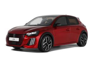Peugeot 208 GT Hybrid Red Elixir 2024 OttO mobile 1:18 Resinemodell (Türen, Motorhaube... nicht zu öffnen!)