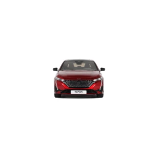PEUGEOT 308 GT RED 2022 OttO mobile 1:18 Resinemodell (Türen, Motorhaube... nicht zu öffnen!)