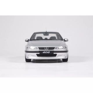 PEUGEOT 406 3.0 V6 24V GRIS QUARTZ METALLIC 2000 OttO Pro OttO mobile 1:18 Resinemodell (Türen, Motorhaube... nicht zu öffnen!)