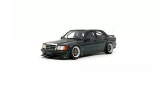RAUH-WELT REPUBLIK RWR Mercedes 190E 2.5-16 PORSCHE RACING GREEN METALLIC 22G 2025 OttO Project Car OttO mobile 1:18 Resinemodell (Türen, Motorhaube... nicht zu öffnen!)