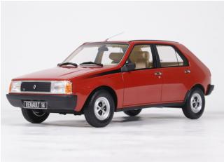 RENAULT 14 TS ROUGE 705 1983 OttO mobile 1:18 Resinemodell (Türen, Motorhaube... nicht zu öffnen!)