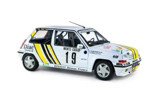 Renault 5 GT TURBO MK2 – RALLYE MONTE-CARLO – 1989 – #19 A.OREILLE/G.THIMONIE S1810006 Solido 1:18 Metallmodell