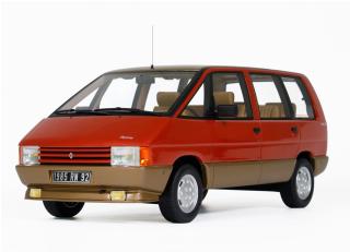 Renault Espace 2000 TSE Rouge Cornaline 1984 OttO mobile 1:18 Resinemodell (Türen, Motorhaube... nicht zu öffnen!)