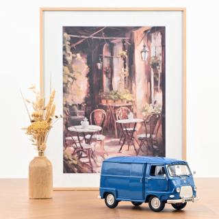 Renault Estafette 1967 - Saviem Blue Norev Metallmodell 1:18 (Türen zu öffnen!)