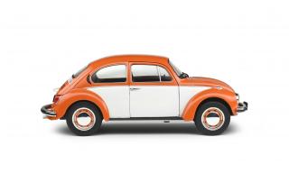 VOLKSWAGEN VW Käfer (Beetle) 1303 – BI-COLOR ORANGE – 1974 Solido 1:18 Metallmodell