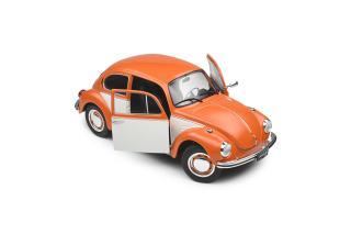 VOLKSWAGEN VW Käfer (Beetle) 1303 – BI-COLOR ORANGE – 1974 Solido 1:18 Metallmodell