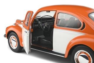 VOLKSWAGEN VW Käfer (Beetle) 1303 – BI-COLOR ORANGE – 1974 Solido 1:18 Metallmodell