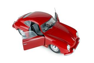 PORSCHE 356 PRE-A RED 1953 S1802809 Solido 1:18 Metallmodell