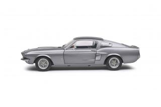 Ford Shelby Mustang GT500 – GREY & BLACK STRIPES – 1967 Solido 1:18 Metallmodell