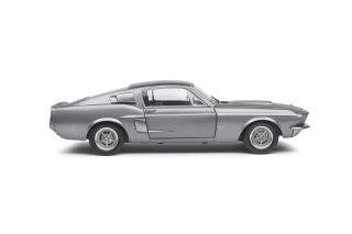 Ford Shelby Mustang GT500 – GREY & BLACK STRIPES – 1967 S1802905 Solido 1:18 Metallmodell