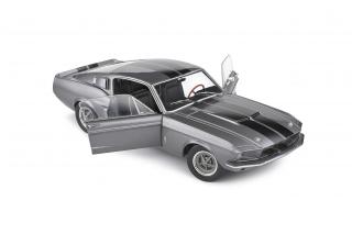 Ford Shelby Mustang GT500 – GREY & BLACK STRIPES – 1967 Solido 1:18 Metallmodell