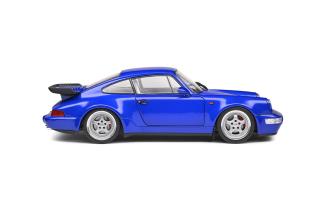 PORSCHE 911 (964) TURBO 3.6 - Blau – ELECTRIC BLUE – 1990 Ref : S1803405 Solido 1:18 Metallmodell