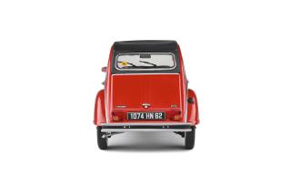 CITROËN 2 CV 6 - ROT – ROUGE – 1982 Solido 1:18 Metallmodell