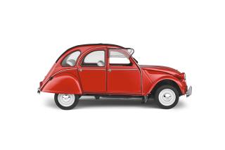 CITROËN 2 CV 6 - ROT – ROUGE – 1982 Solido 1:18 Metallmodell