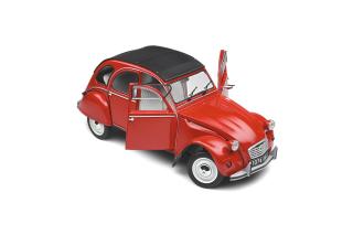 CITROËN 2 CV 6 - ROT – ROUGE – 1982 Solido 1:18 Metallmodell