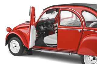 CITROËN 2 CV 6 - ROT – ROUGE – 1982 Solido 1:18 Metallmodell