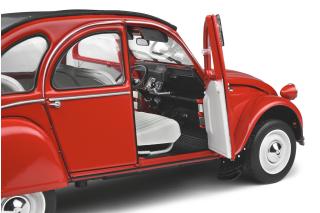 CITROËN 2 CV 6 - ROT – ROUGE – 1982 Solido 1:18 Metallmodell