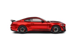 Ford Shelby Mustang Shelby GT500KR – Red / Black Stripes – 2023 S1805914 Solido 1:18 Metallmodell
