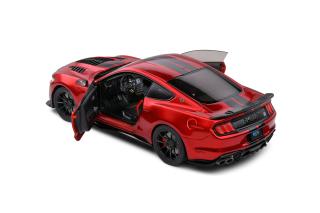Ford Shelby Mustang Shelby GT500KR – Red / Black Stripes – 2023 S1805914 Solido 1:18 Metallmodell
