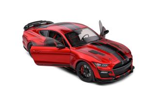 Ford Shelby Mustang Shelby GT500KR – Red / Black Stripes – 2023 S1805914 Solido 1:18 Metallmodell