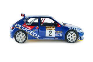 Peugeot 306 Maxi #2 Jaime Azcona / Julius Billmaier Rally de Aviles 1997 S1808309 Solido 1:18 Metallmodell