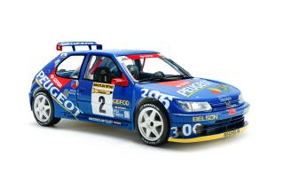 Peugeot 306 Maxi #2 Jaime Azcona / Julius Billmaier Rally de Aviles 1997 S1808309 Solido 1:18 Metallmodell