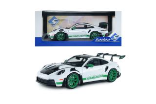 Porsche 911 GT3 RS weiß/grün – TRIBUTE TO CARRERA RS PACKAGE – 2024 S1812107 Solido 1:18 Metallmodell