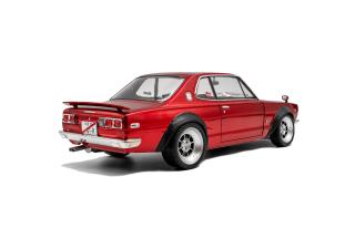 Nissan Skyline (C10) Hakosuka SOLIDO WORKS – Red Metallic – 1970 S1813002 Solido 1:18 Metallmodell
