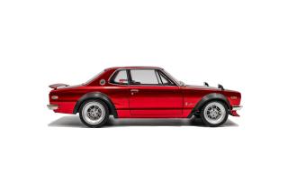 Nissan Skyline (C10) Hakosuka SOLIDO WORKS – Red Metallic – 1970 S1813002 Solido 1:18 Metallmodell