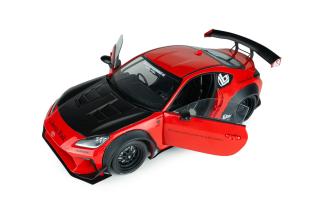 TOYOTA GR86 LIBERTY WALK BODY KIT RED 2024 S1813605 Solido 1:18 Metallmodell
