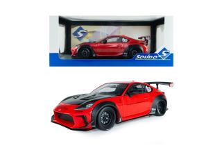 TOYOTA GR86 LIBERTY WALK BODY KIT RED 2024 S1813605 Solido 1:18 Metallmodell