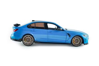 BMW M3 PERFORMANCE PARTS – DAYTONA BEACH BLUE – 2024 S1814303 Solido 1:18 Metallmodell