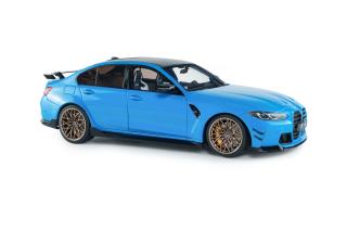 BMW M3 PERFORMANCE PARTS – DAYTONA BEACH BLUE – 2024 S1814303 Solido 1:18 Metallmodell