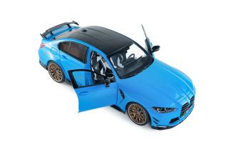 BMW M3 PERFORMANCE PARTS – DAYTONA BEACH BLUE – 2024 S1814303 Solido 1:18 Metallmodell