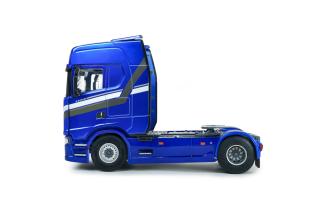 SCANIA 580S HighLine – METALLIC BLUE – 2023 S2400308 Solido 1:24 Metallmodell