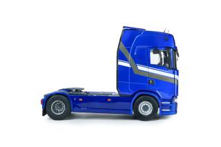 SCANIA 580S HighLine – METALLIC BLUE – 2023 S2400308 Solido 1:24 Metallmodell