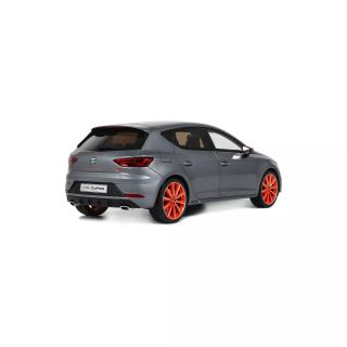 Seat Leon Cupra Performance Pack Monsoon Grey X7R 2018 OttO mobile 1:18 Resinemodell (Türen, Motorhaube... nicht zu öffnen!)
