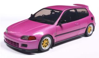 Honda Civic (eg6) Solido Works Pink metallic pink 1991 S1810409 Solido 1:18 Metallmodell