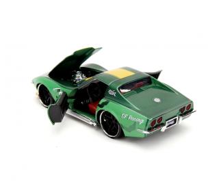 Street Fighter Cammy & 1969 Chevrolet Chevrolet Stingray ZL1 grün Jada 1:24